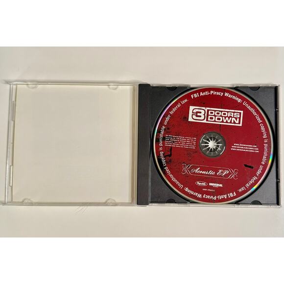 3 Doors Down – Acoustic EP (2005, Republic/Universal) Rare Promo CD – 5 Tracks - Picture 3 of 5